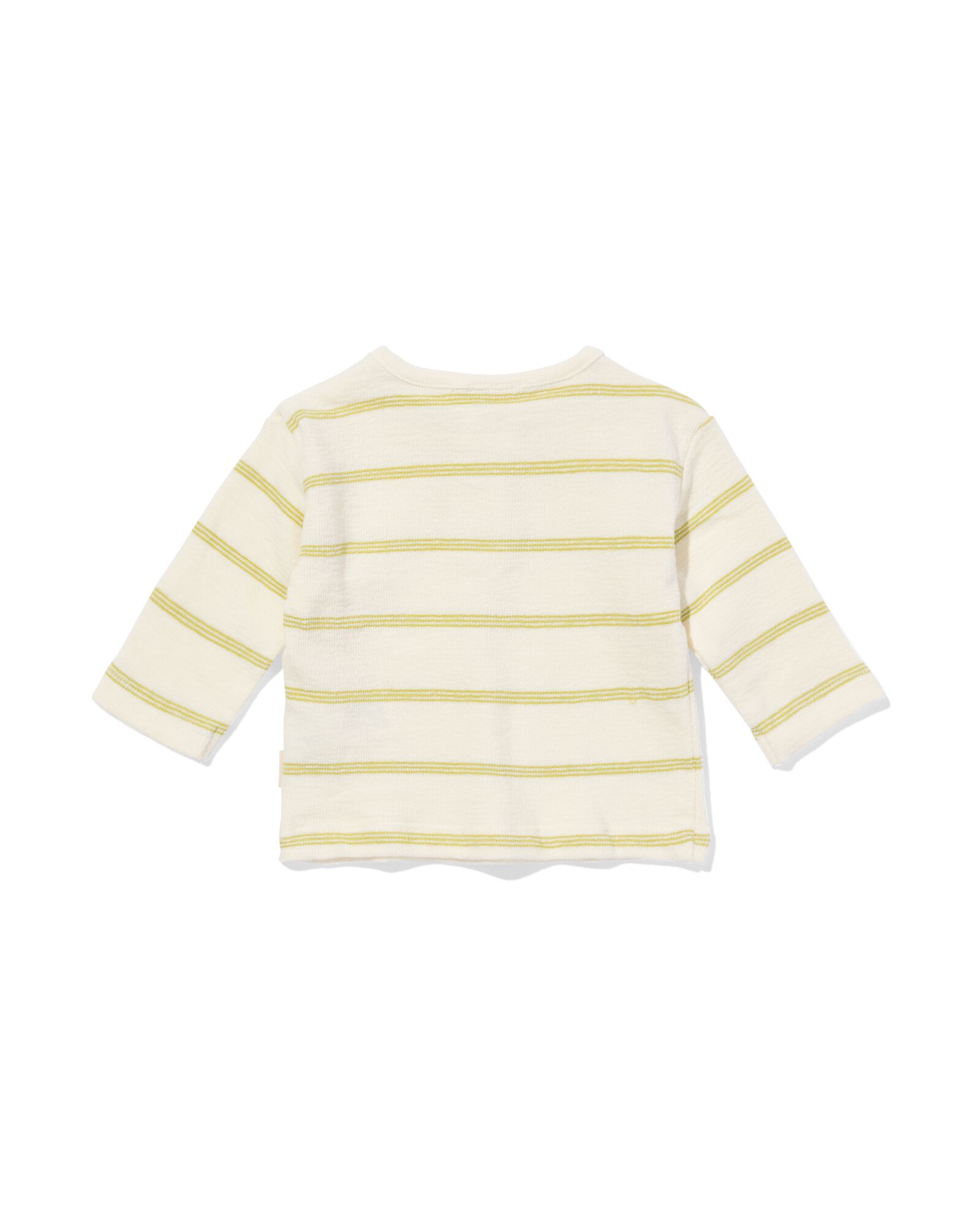 Newborn-T-Shirt mit Streifen ecru ecru - 33446620ECRU - HEMA