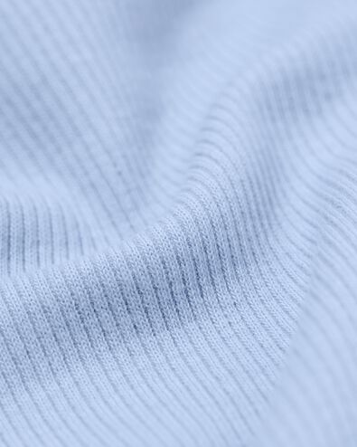 Damentop Anouk gerippt hellblau hellblau - 36310580LIGHTBLUE - HEMA