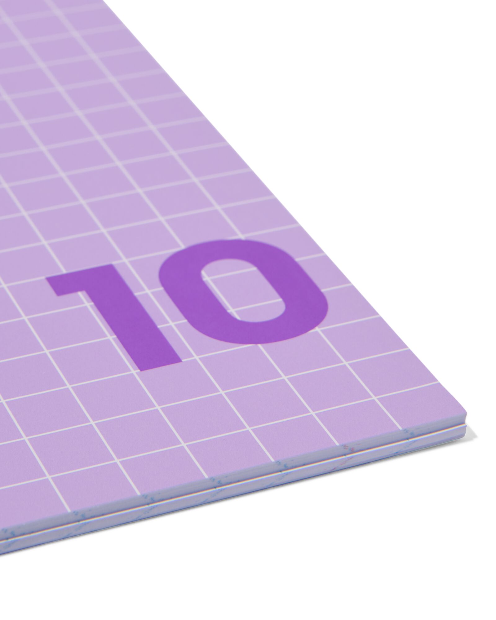 3er-Pack Hefte, violett, DIN A4, kariert (10 x 10 mm) - 14120208 - HEMA