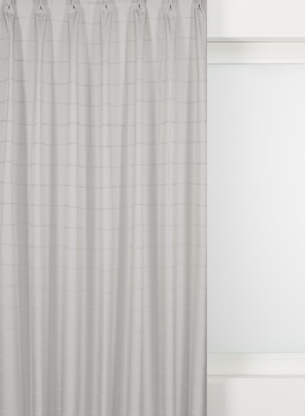tissu pour rideaux hengelo gris clair gris clair - 1000027420 - HEMA