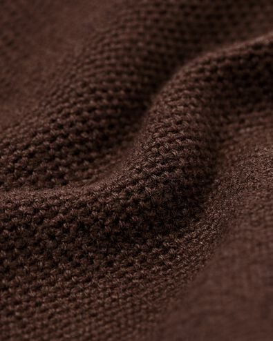 polo homme Kris structure marron fonc&eacute; marron fonc&eacute; - 2189150DARKBROWN - HEMA