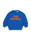 Baby-Sweatshirt, „C‘est formidable“ kobaltblau 80 - 33198844 - HEMA