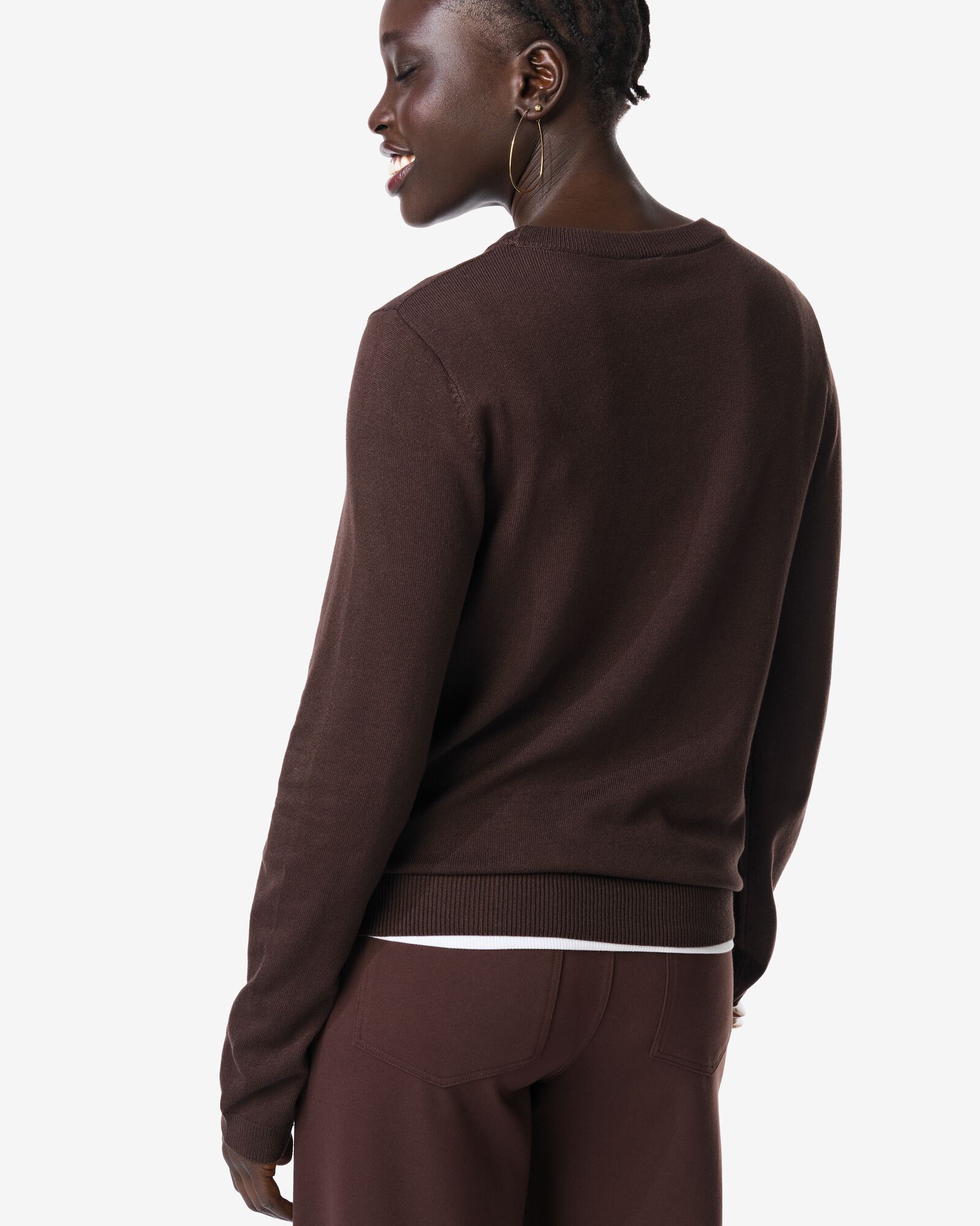 Damenpullover Lila, Feinstrick braun braun - 36207170BROWN - HEMA