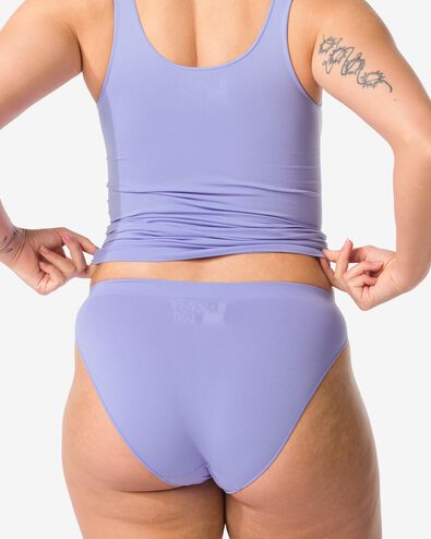 Damenslip, nahtlos, aus Mikrofaser blau blau - 19602900BLUE - HEMA