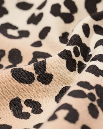 Damen-Boxershorts aus Baumwolle f&uuml;r den Alltag, Bund, Leopard naturfarben - 19601854NATURAL - HEMA