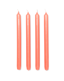 12 longues bougies d'intérieur Ø2.2x29 orange - 13502904 - HEMA