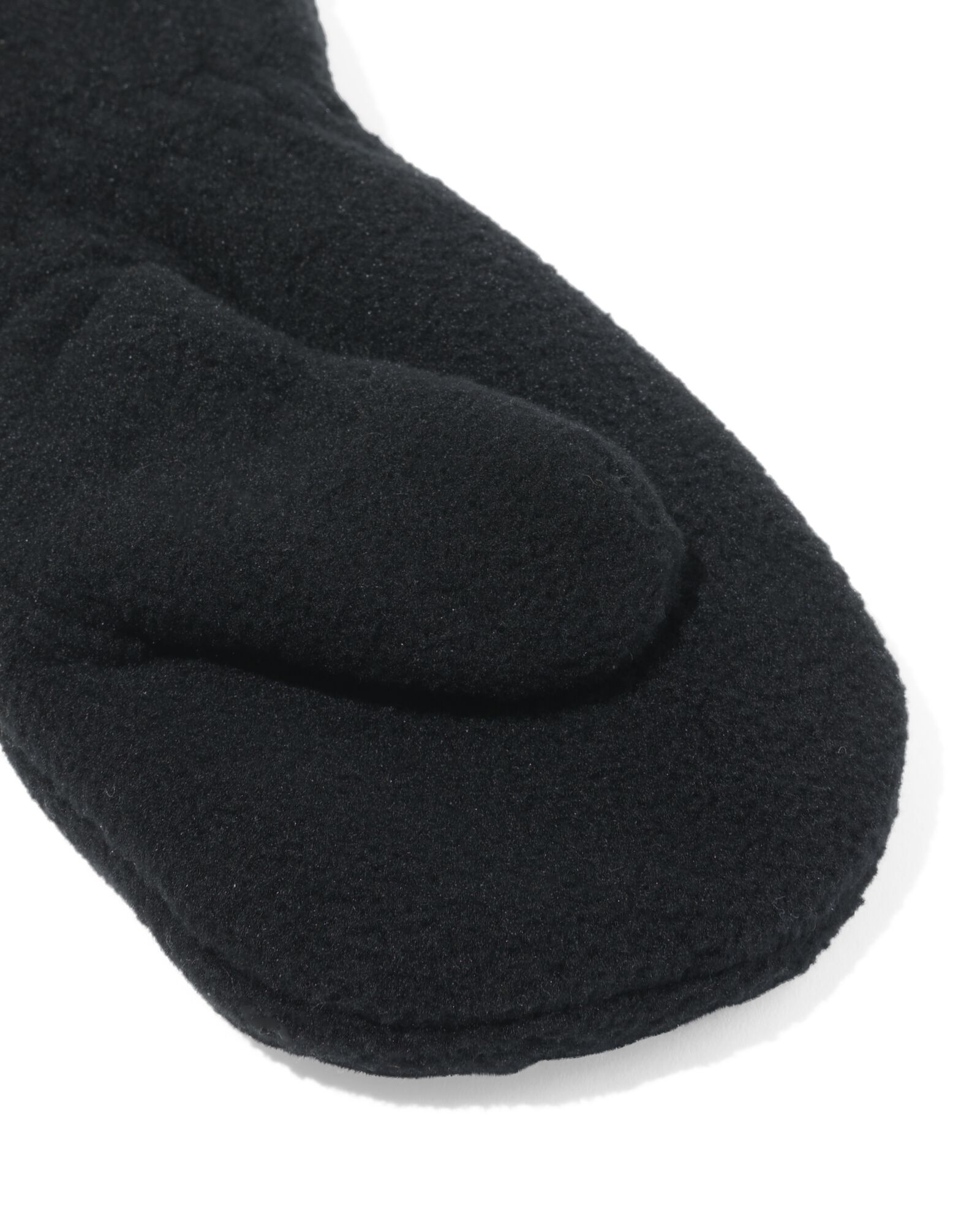 kinderwanten fleece  zwart zwart - 16700330BLACK - HEMA