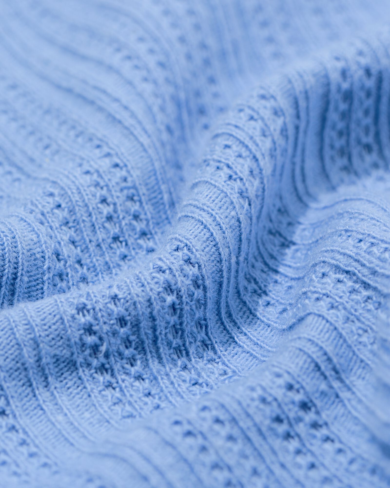 Baby-T-Shirt mit Rippenstruktur blau blau - 33080770BLUE - HEMA