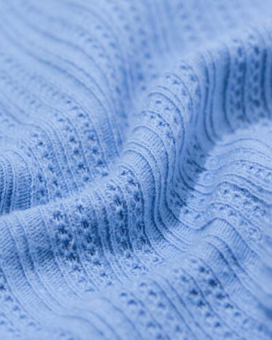 Baby-T-Shirt mit Rippenstruktur blau blau - 33080770BLUE - HEMA