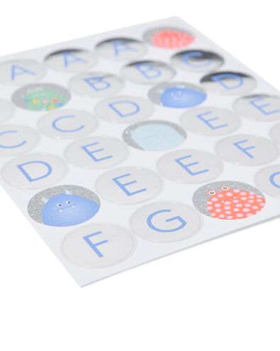 Aufkleber Buchstaben, Monster &ndash; 6 Bl&auml;tter - 14700711 - HEMA