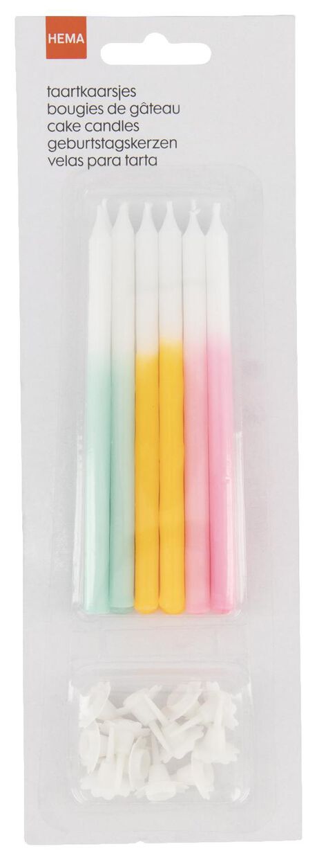 12 Bougies D Anniversaire Et Supports Hema