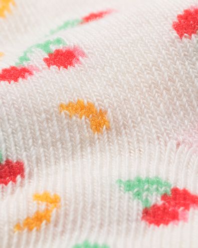chaussettes b&eacute;b&eacute; fruit - 5 paires beige beige - 4731200BEIGE - HEMA