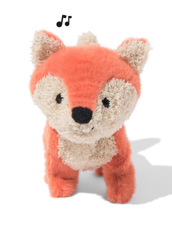 robotknuffel vos 17x14x7.5cm - 15100273 - HEMA