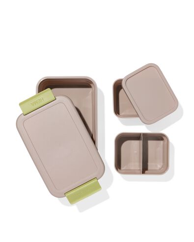 lunchbox modulair 12.5x17.5x6.6cm grijs - 80650289 - HEMA