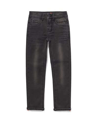 pantalon jogdenim enfant modèle skinny noir noir - 1000028288 - HEMA