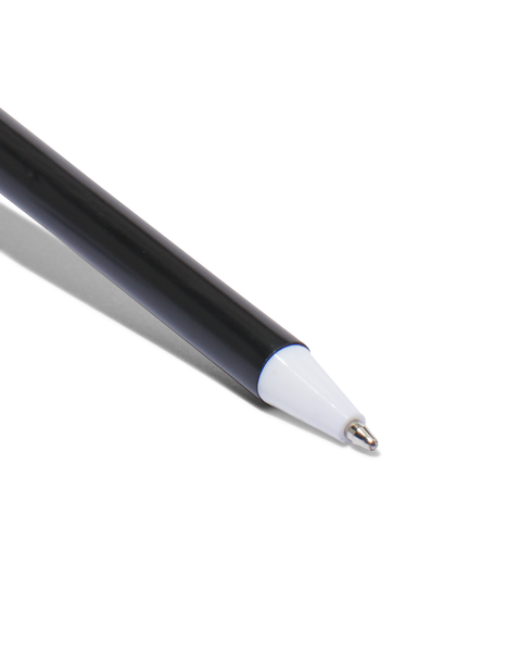 stylo à encre noire avec pompon noir - 14410026 - HEMA
