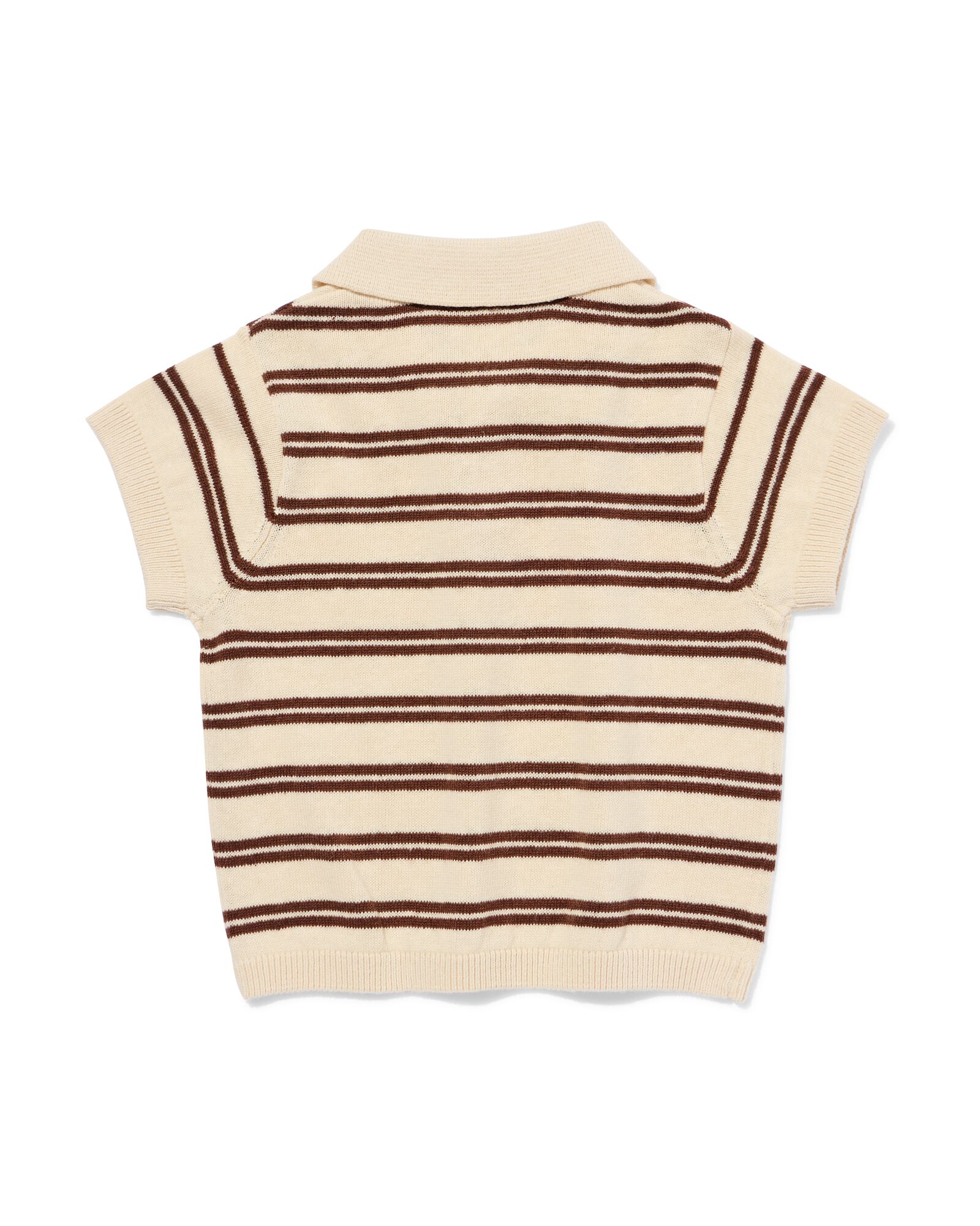 polo b&eacute;b&eacute; en maille fine rayures &eacute;cru &eacute;cru - 33188770ECRU - HEMA
