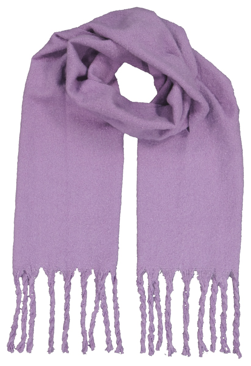 Damen-Schal, 214 x 35 cm, violett - 16440094 - HEMA