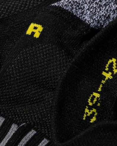 2 paires de chaussettes de sport homme noir 39/42 - 4140766 - HEMA