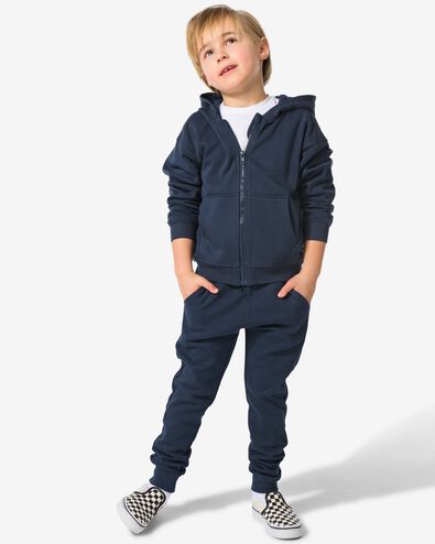 kinder sweatbroek donkerblauw donkerblauw - 30747054DARKBLUE - HEMA