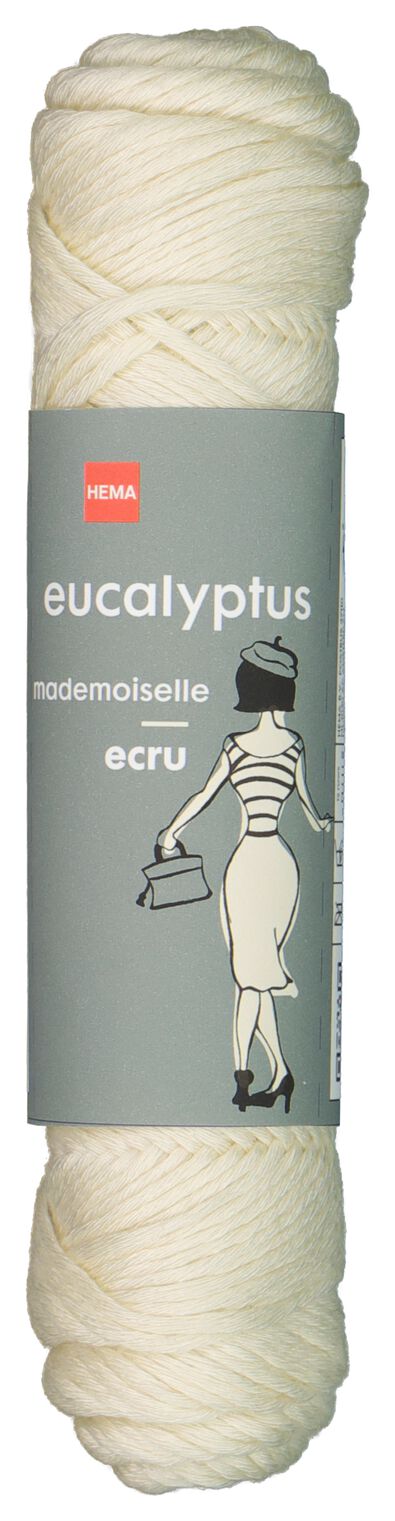 Garn,  Eukalyptus ecru - 1000022689 - HEMA