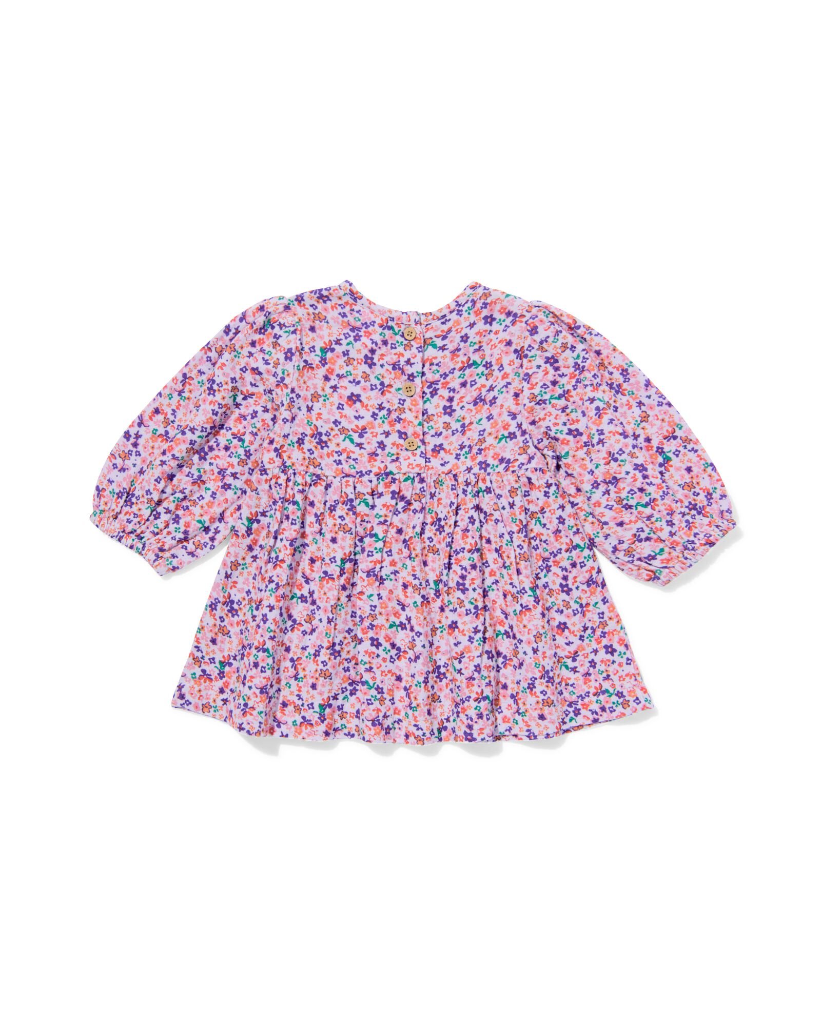 robe b&eacute;b&eacute; mousseline fleurs violet violet - 33028270PURPLE - HEMA