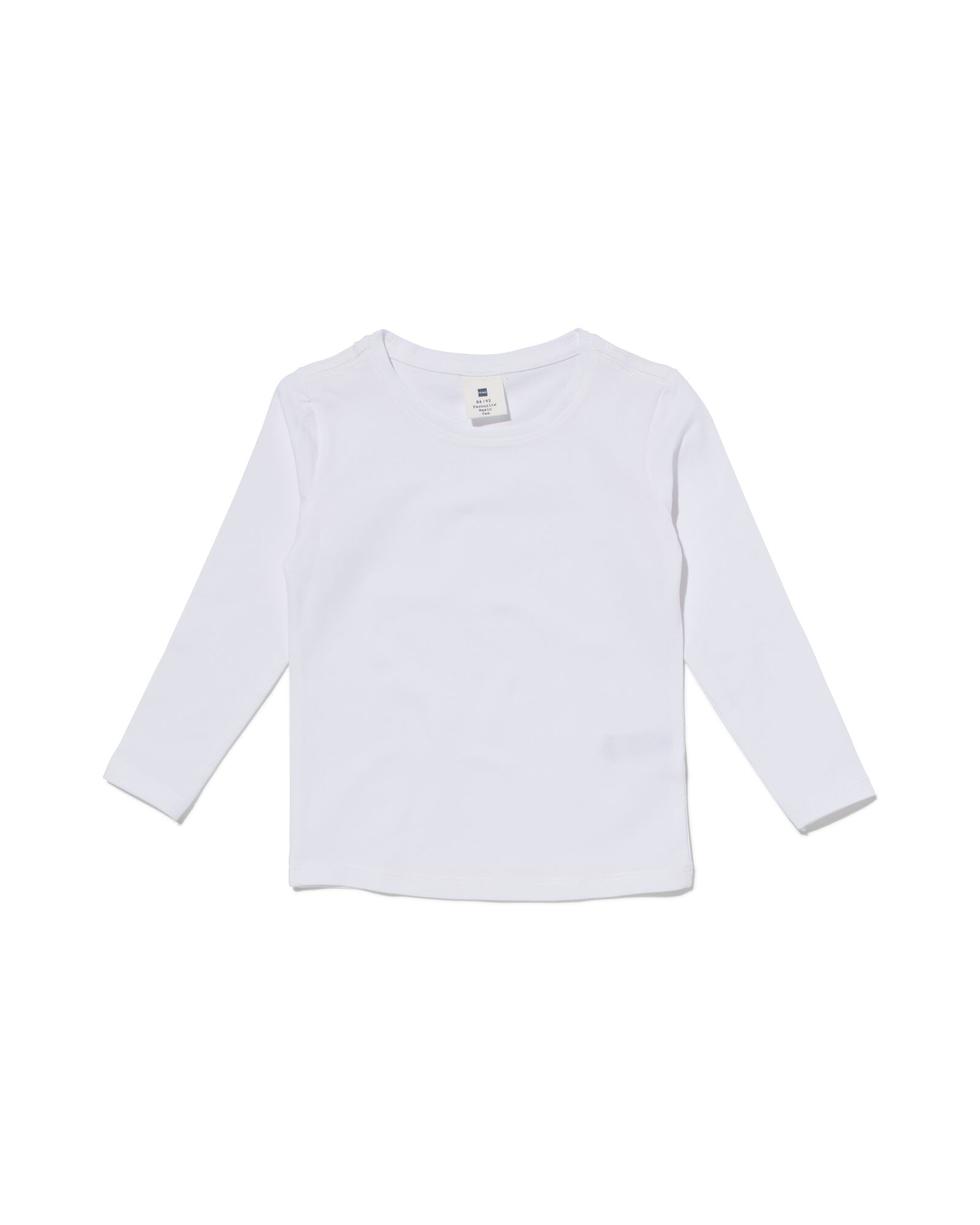 2er-Pack Kinder-Shirts wei&szlig; wei&szlig; - 1000013796 - HEMA