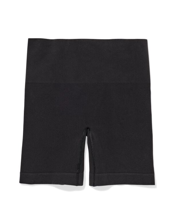 short cycliste correction l&eacute;g&egrave;re taille haute coton noir noir - 21550200BLACK - HEMA