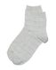 chaussettes femme 3/4 avec coton gris chiné 39/42 - 4220262 - HEMA