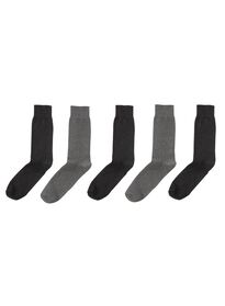 5er-Pack Herren-Socken graumeliert graumeliert - 1000001515 - HEMA