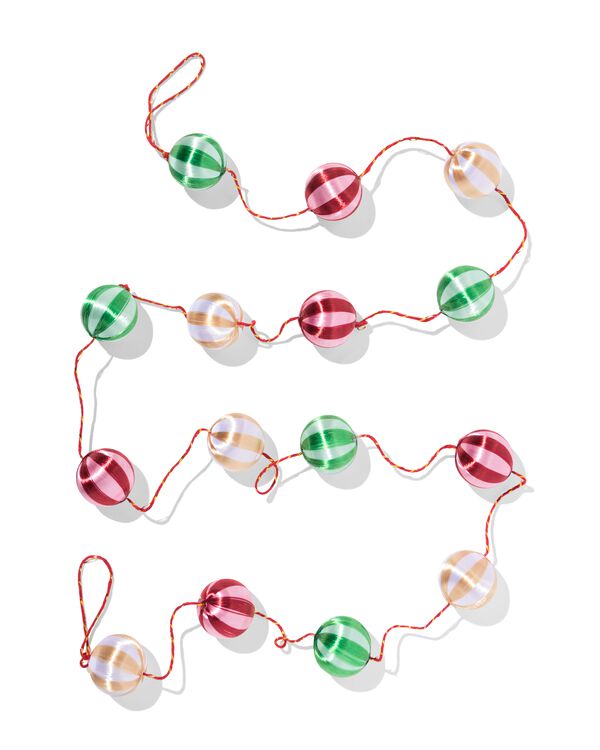Girlande, 2 m, Satin, Kugeln - 25100285 - HEMA