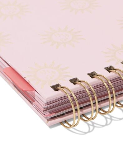 agenda scolaire sassy me 2026-2027 16,5x20,3cm soleils - 14505657 - HEMA