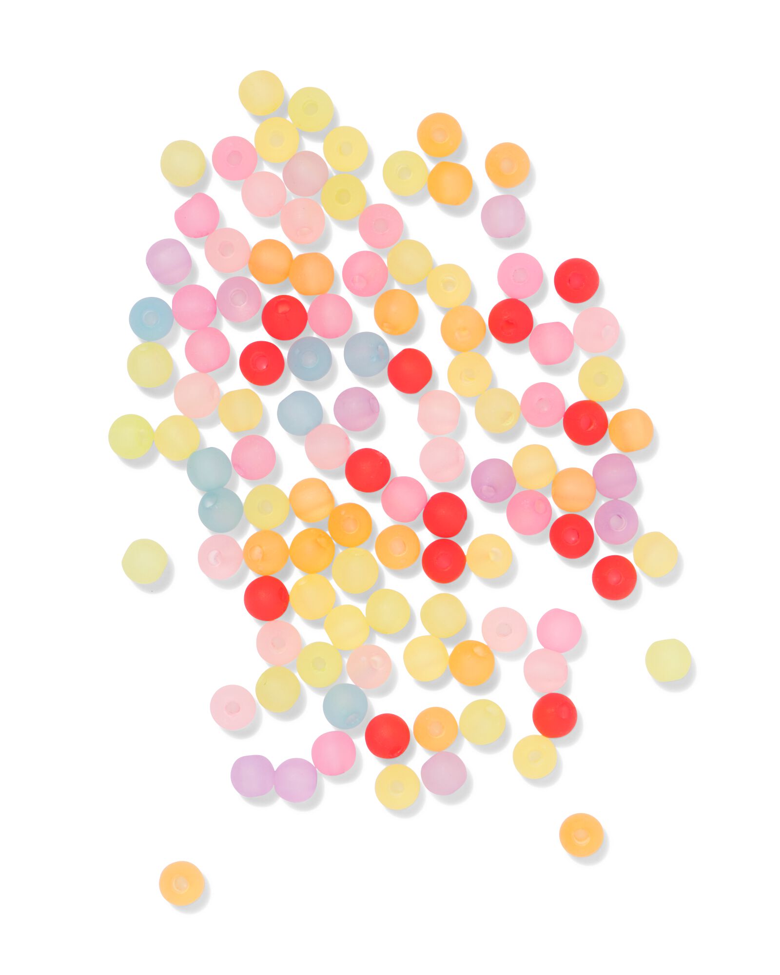 Schachtel mit Perlen ⌀ 0,6 cm, rund, matt - 15900548 - HEMA