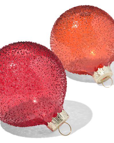 Christbaumkugeln, Set, 7,5 cm, Glas, Stachelkugel &ndash; 3 St&uuml;ck - 25101282 - HEMA