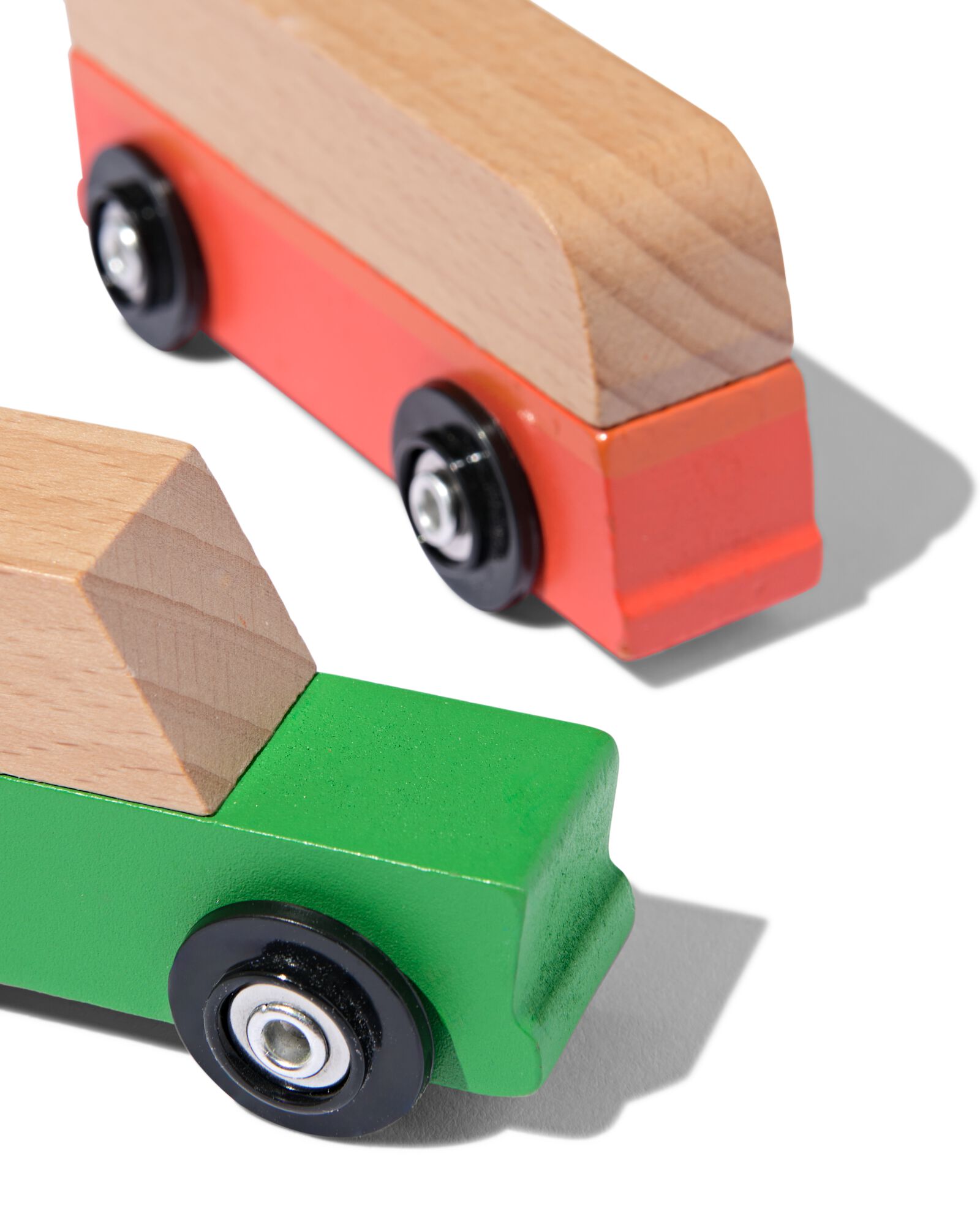 houten set auto's - 6 stuks - 15100560 - HEMA