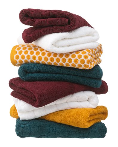 handdoek zware kwaliteit okergeel handdoek 50 x 100 - 5220026 - HEMA