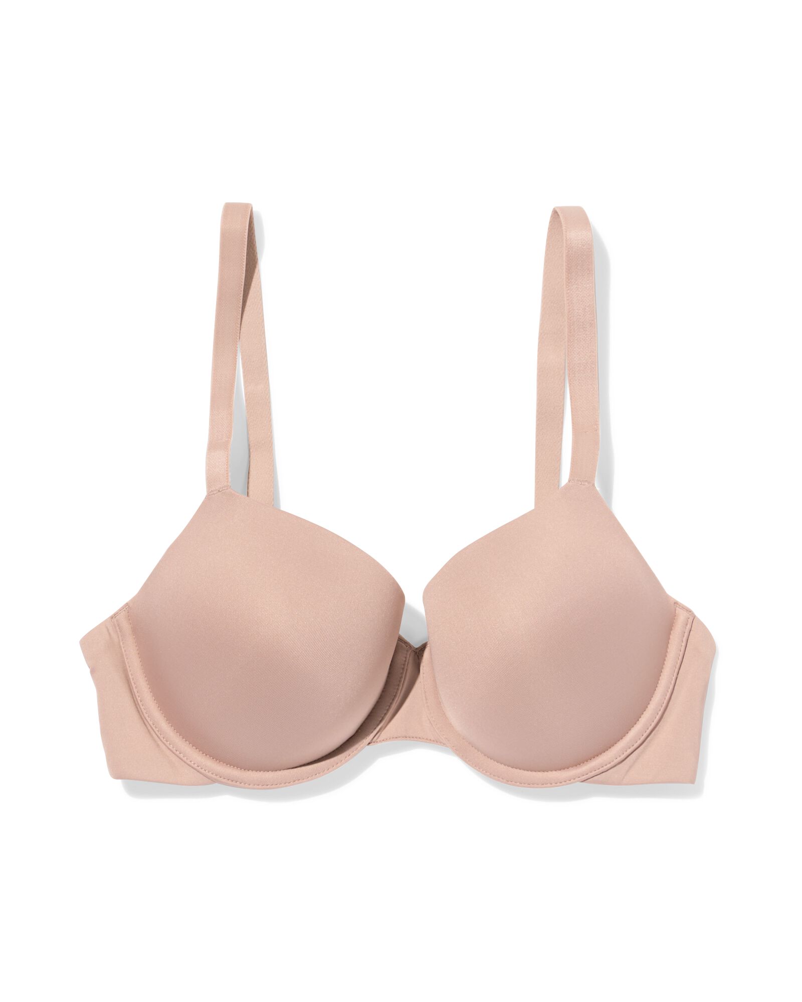 soutien-gorge pr&eacute;form&eacute; avec armatures recycl&eacute;/micro beige - 1000014813 - HEMA