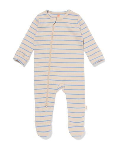 newborn meegroeiboxpakje strepen ecru ecru - 33440520ECRU - HEMA