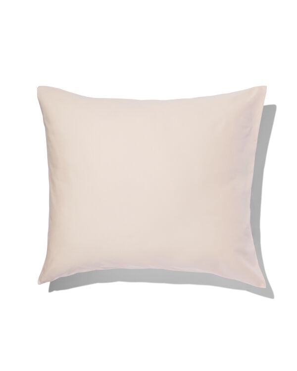 taie d'oreiller 60x70cm coton doux beige - 5130021 - HEMA