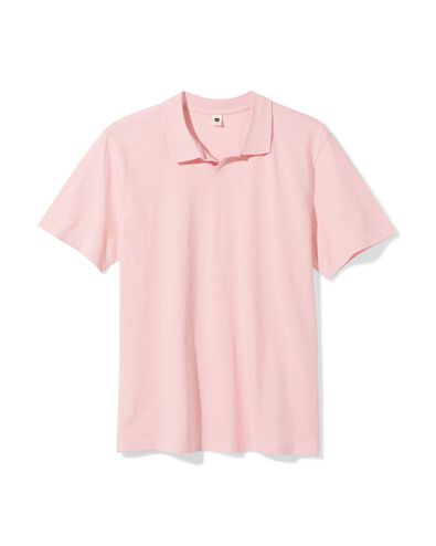 polo homme Jack texture irr&eacute;guli&egrave;re rose p&acirc;le rose p&acirc;le - 2179130LIGHTPINK - HEMA