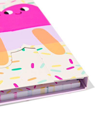 carnet de notes autocollantes glace - 14144420 - HEMA