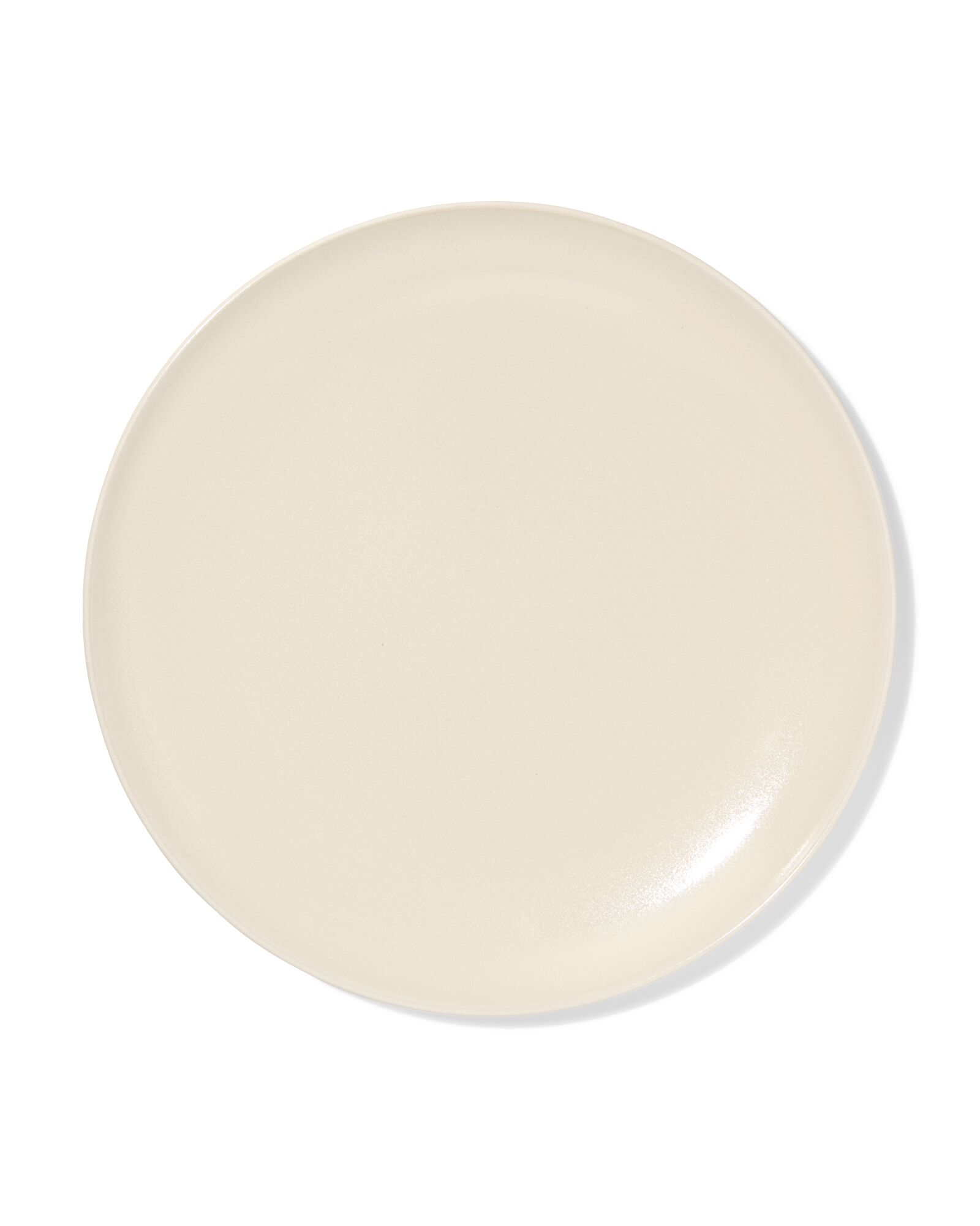assiette &agrave; d&icirc;ner &Oslash;26cm Puur gla&ccedil;ure r&eacute;active blanc cass&eacute;  - 9650130 - HEMA