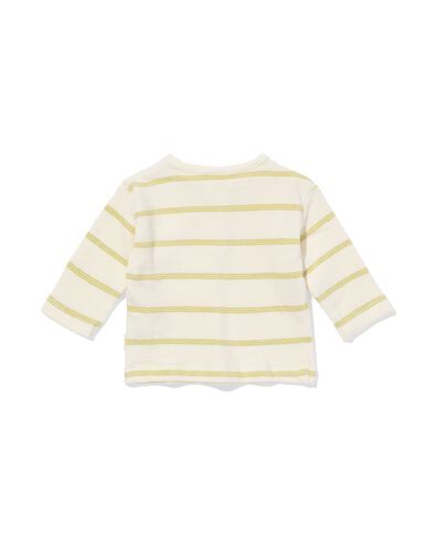 t-shirt nouveau-n&eacute; rayures &eacute;cru &eacute;cru - 33446620ECRU - HEMA