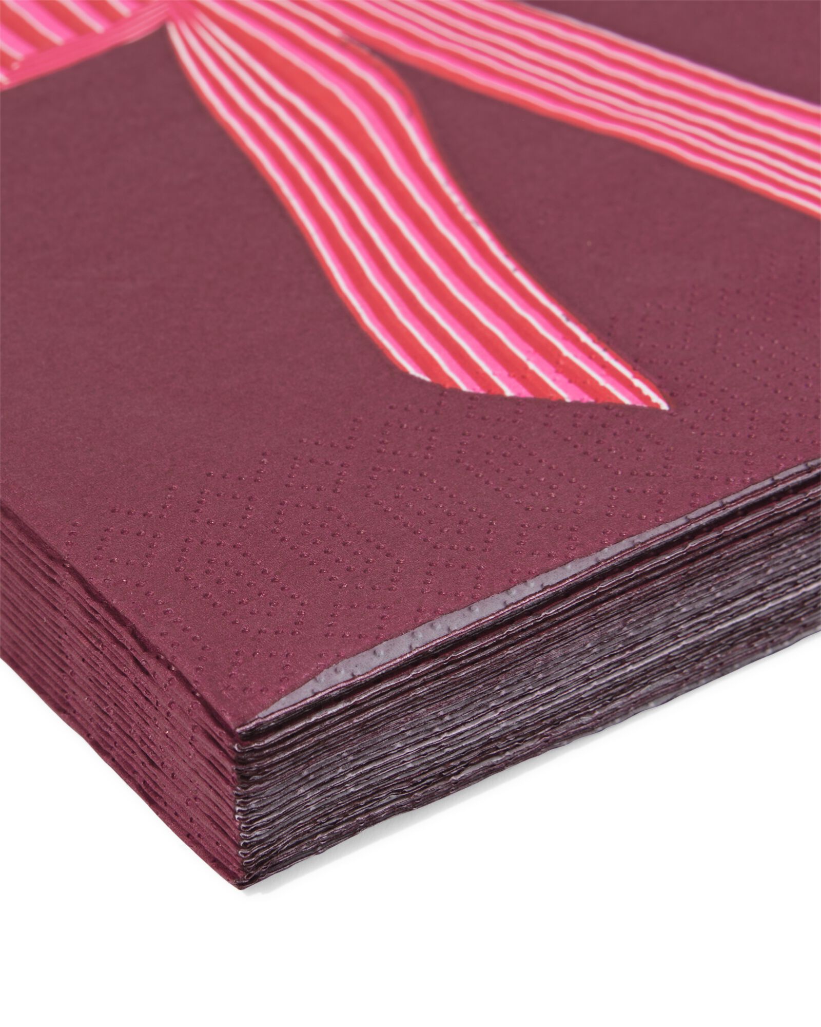 serviettes 33 x 33&thinsp;cm n&oelig;uds en papier - lot de 20 - 25600066 - HEMA