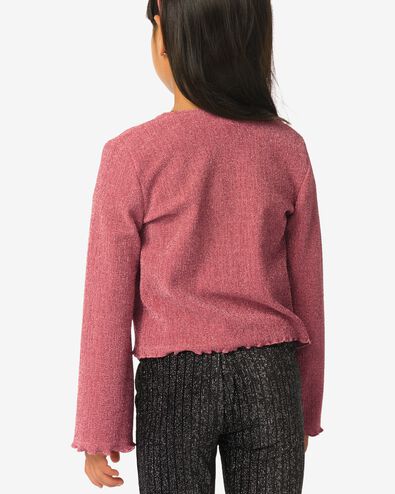 Kinderstrickjacke, Jersey  rosa rosa - 30836537PINK - HEMA