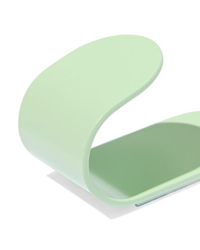 plakhaken 2.5x5cm rvs groen - 2 stuks - 80300184 - HEMA