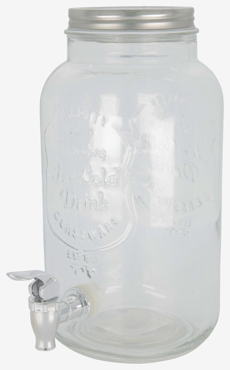 limonadetap - glas - 3.8 liter - 41810142 - HEMA