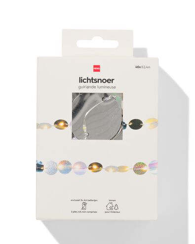 guirlande lumineuse de 2,4 m avec 40 ampoules pour usage int&eacute;rieur - 14250227 - HEMA