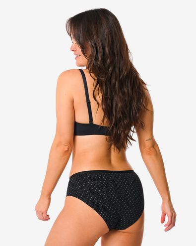 Damen-Hipster aus Baumwolle &ndash; 2 St&uuml;ck schwarz/wei&szlig; schwarz/wei&szlig; - 19660900BLACKWHITE - HEMA