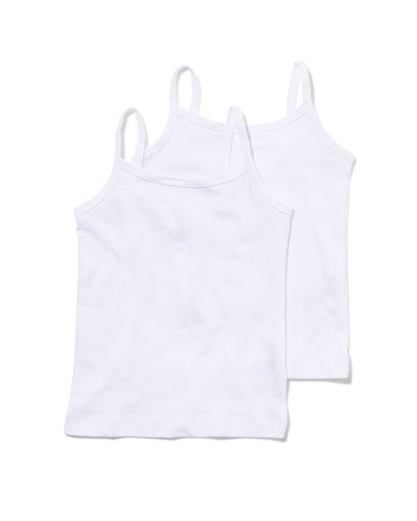 2 d&eacute;bardeurs fille blanc blanc - 1000001699 - HEMA